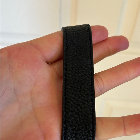 Foley + Corinna Black Faux Leather Bag briefcase with Gold Accents - Picture 5 of 16